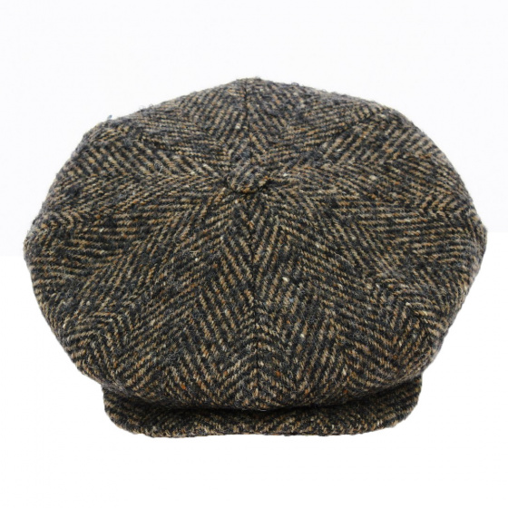 Irish Relaxed Herringbone Wool Cap - City Sport Irish Relaxed Herringbone Wool Cap - City Sport