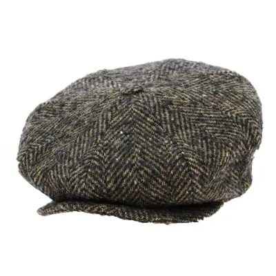 Irish Relaxed Herringbone Wool Cap - City Sport Reference: 18524 | Traclet Hat Shop