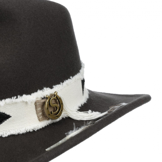Chapeau Western Feutre laine Gris - Stetson