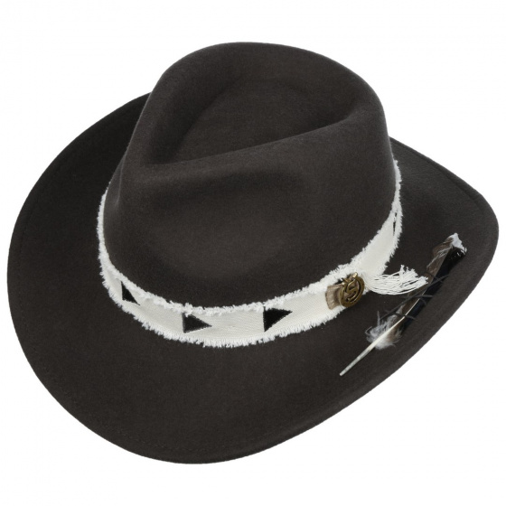 Chapeau Western Feutre laine Gris - Stetson
