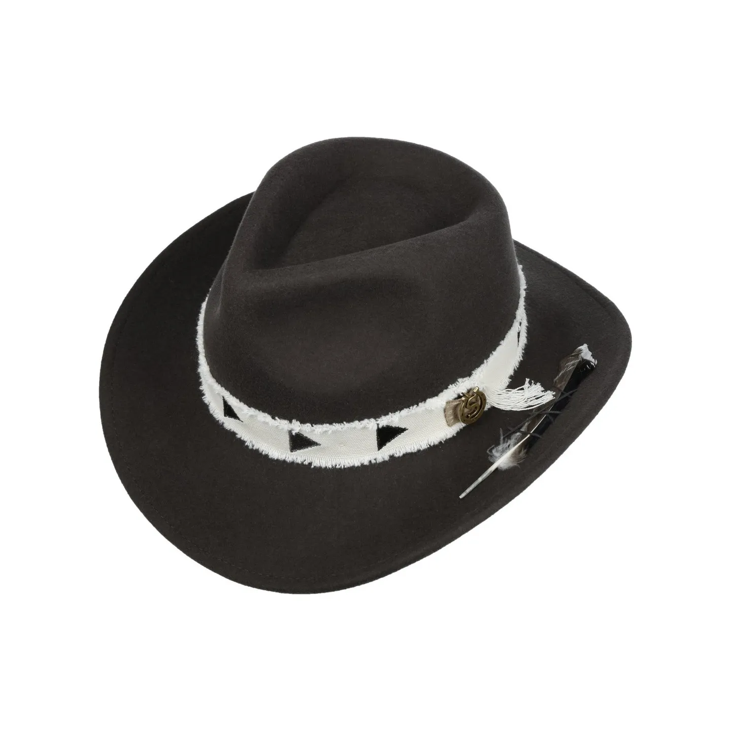 Western Hat Wool Felt Gray - Stetson Reference: 18531 | Traclet Hat Shop