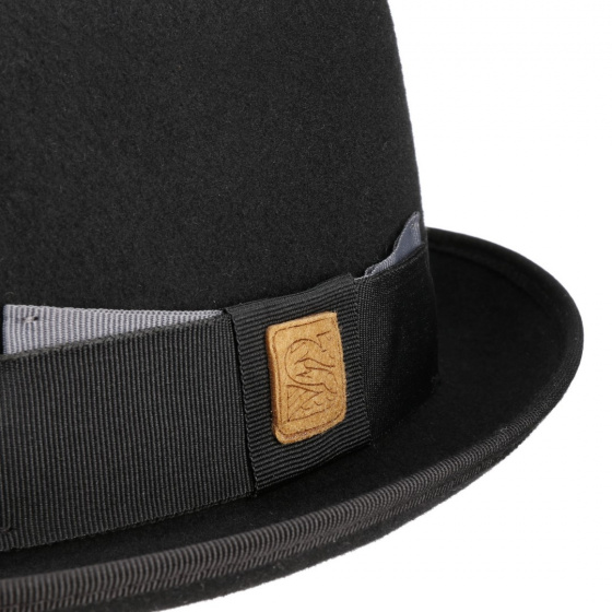 Chapeau Porkpie Diamond Card Noir - Stetson x Feebles