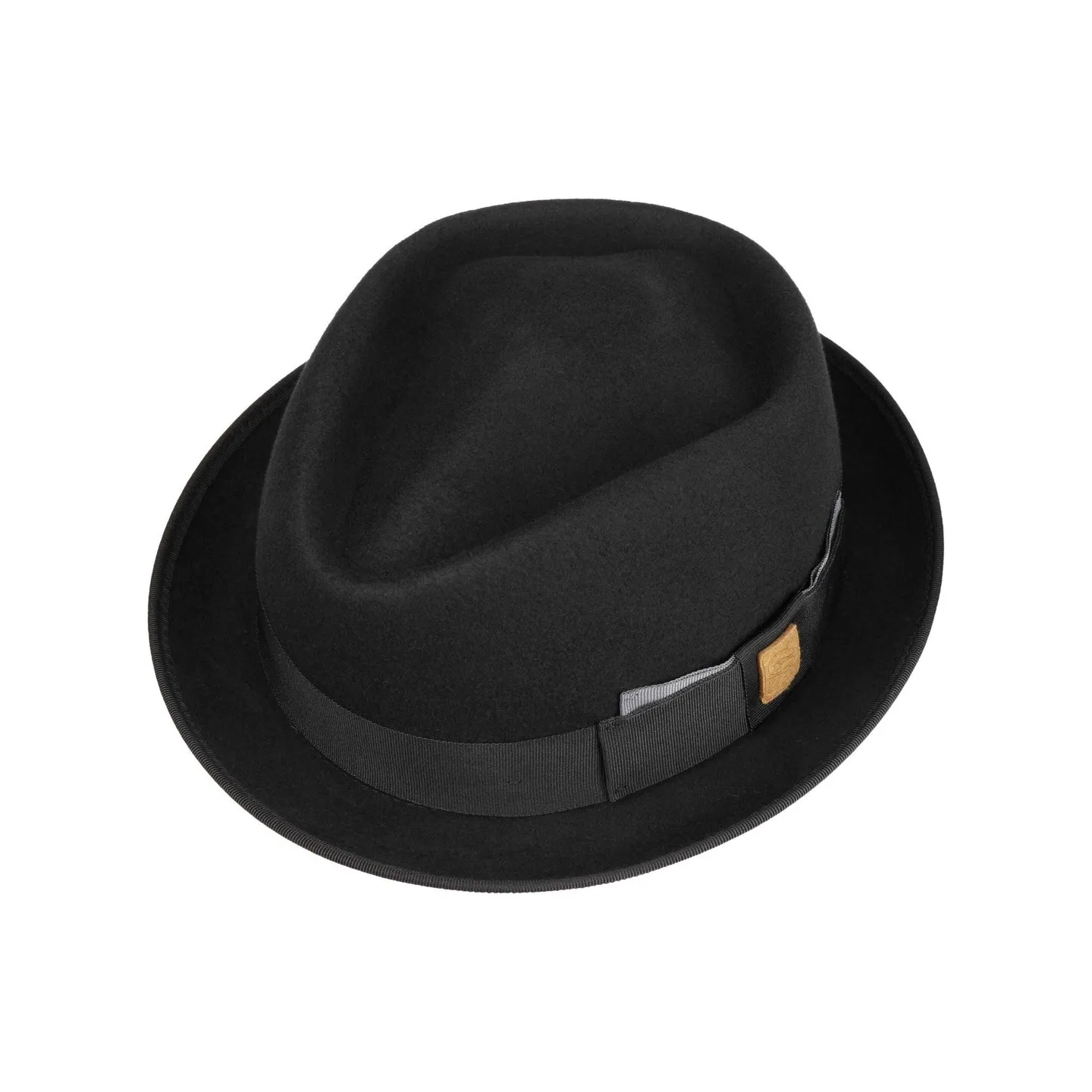 Chapeau Porkpie Diamond Card Noir - Stetson x Feebles Référence : 18532 | Chapellerie Traclet