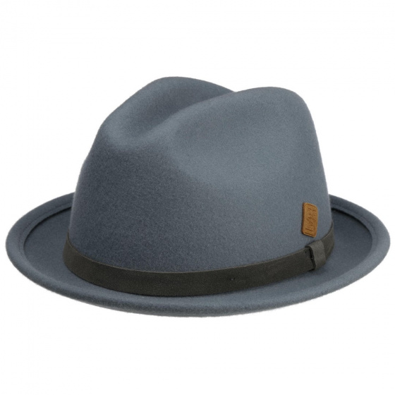 Light Blue Wool Felt Trilby Hat - Stetson