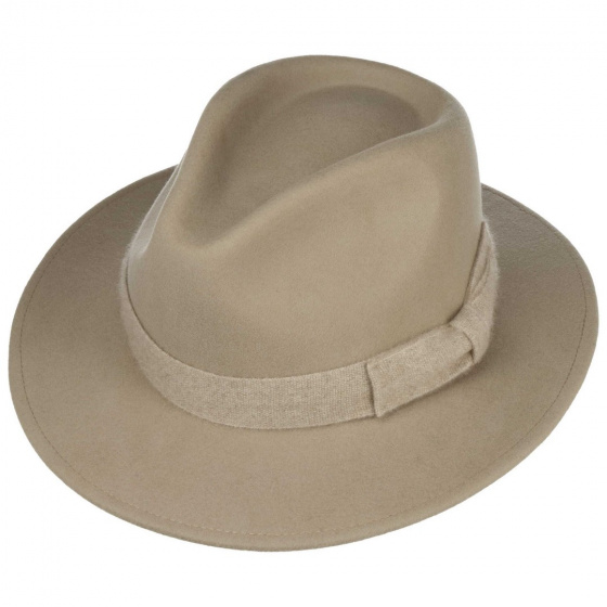 Kentucky Wool Felt Beige Hat - Stetson
