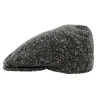 Black Chevron Flat Cap - Traclet Reference: 18537 | Traclet Hat Shop