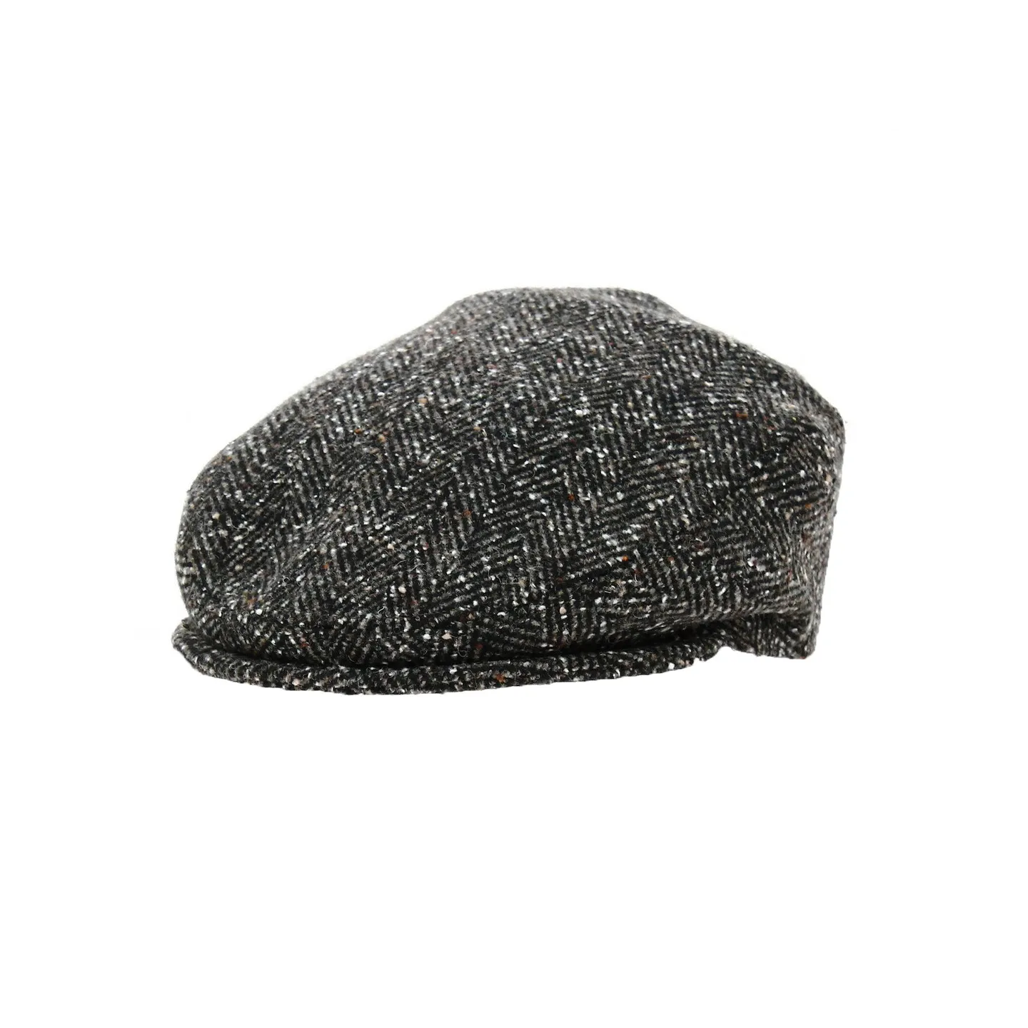 Casquette Plate Chevrons Noir - Traclet Reference : 18537 | Chapellerie Traclet