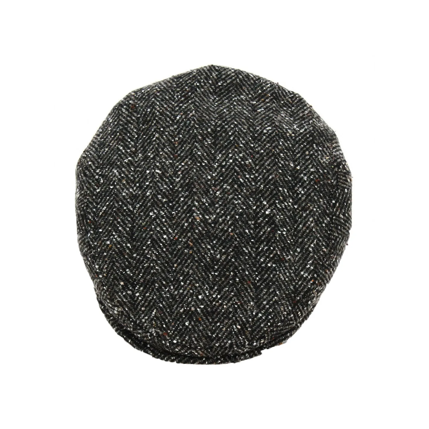 Casquette Plate Chevrons Noir - Traclet Reference : 18537 | Chapellerie Traclet