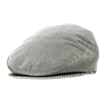 Casquette Plate Velours Gris - Traclet Reference : 18538 | Chapellerie Traclet