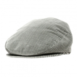 Casquette Plate Velours Gris - Traclet