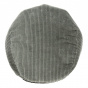 Gray Velvet Flat Cap - Traclet