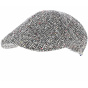 Black Herringbone Duck Bill Cap - Traclet