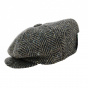 Brown Wool Herringbone Relaxed Irish Cap - City Sport
