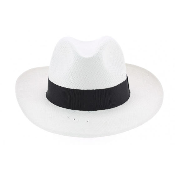 Chapeau Panama Moden Ruban Marine - Traclet