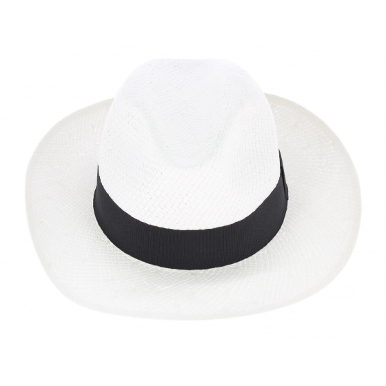 Chapeau Panama Moden Ruban Marine - Traclet