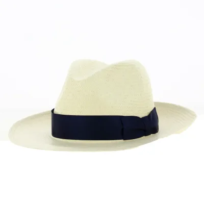 Chapeau Panama Ruban marine - Traclet : 18545 | Chapellerie Traclet
