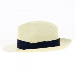 Chapeau Panama Ruban marine - Traclet