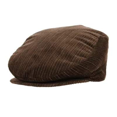 Casquette Plate Velours Marron - Traclet Reference : 18548 | Chapellerie Traclet