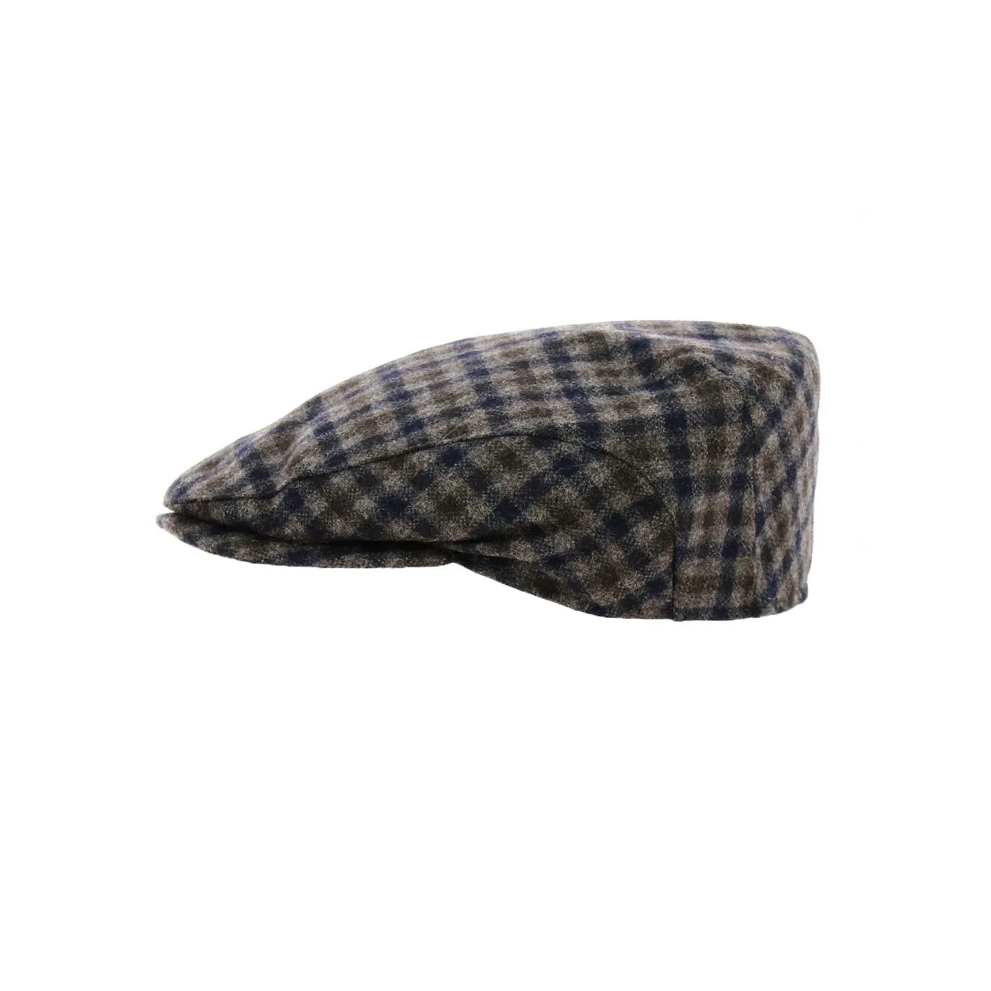 Casquette plate à carreaux Grise - Traclet Reference : 18551 | Chapellerie Traclet