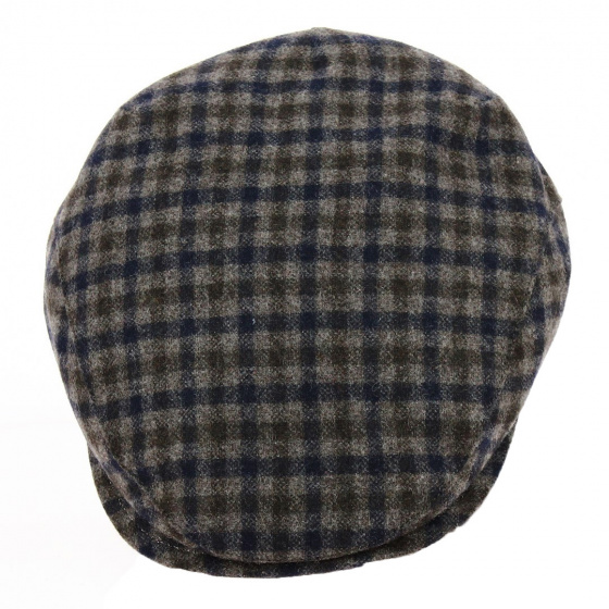 Grey Plaid Flat Cap - Traclet