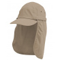 Taupe Recycled Nylon Neck Flap Cap UPF50+ - Tilley