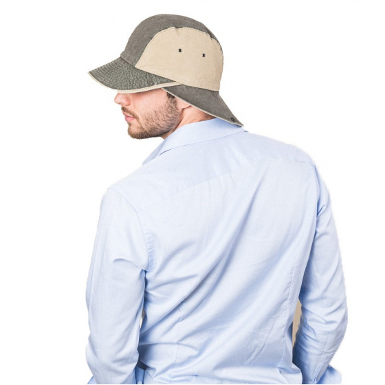 Saharan Cap Dasht-e Kavir UPF 50+ - Crambes Saharan Cap Dasht-e Kavir UPF 50+ - Crambes