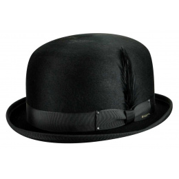 Harker Melon Hat Black Felt - Bailey