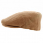 Casquette Plate Cachemire Camel - Traclet