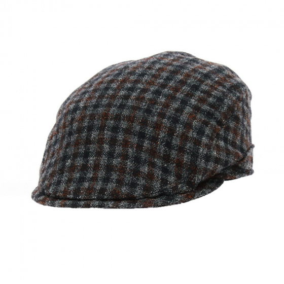 Wool Plaid Ear Flap Cap - Traclet