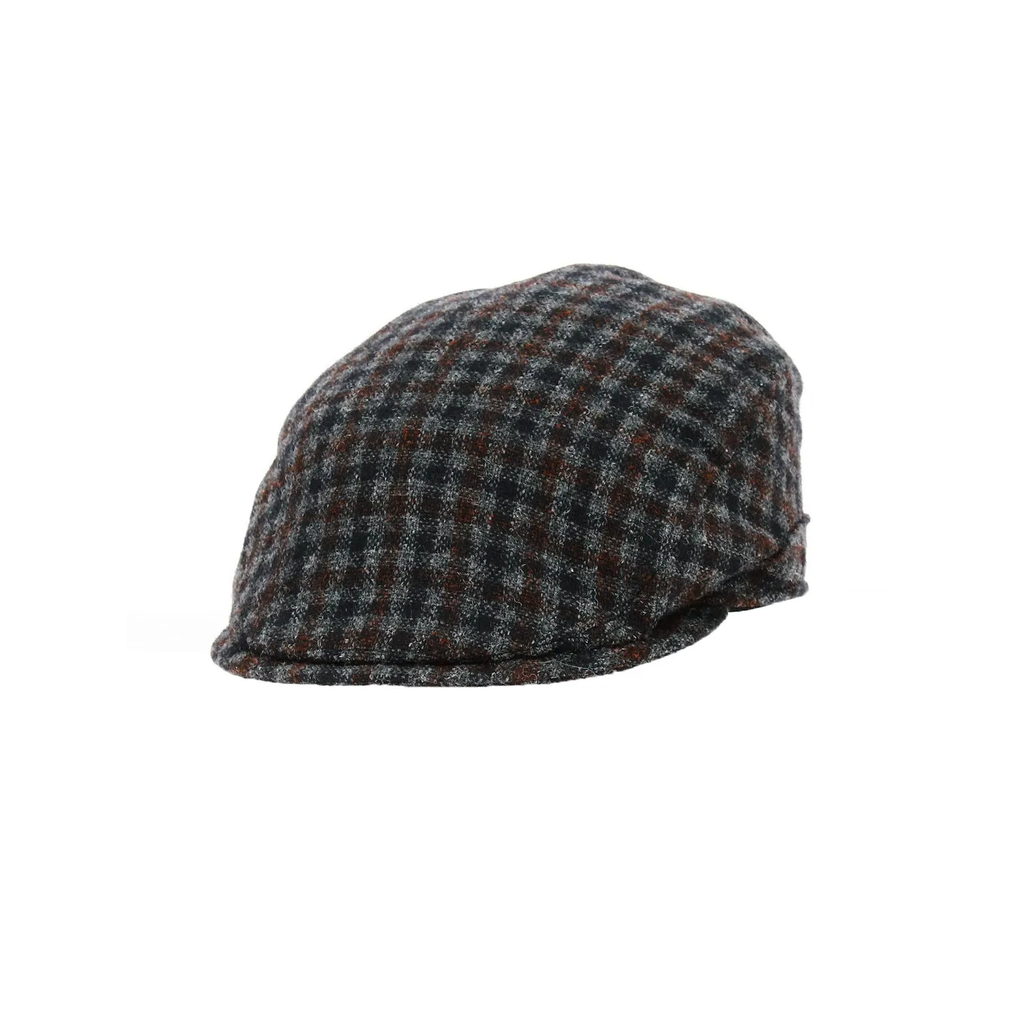 Casquette Cache-Oreilles Carreaux Laine - Traclet Reference : 18562 | Chapellerie Traclet
