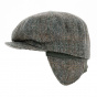Grey Wool Ear Flap Cap - Traclet