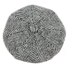 Casquette irlandaise Gris & Noir - Fléchet Reference : 18570 | Chapellerie Traclet