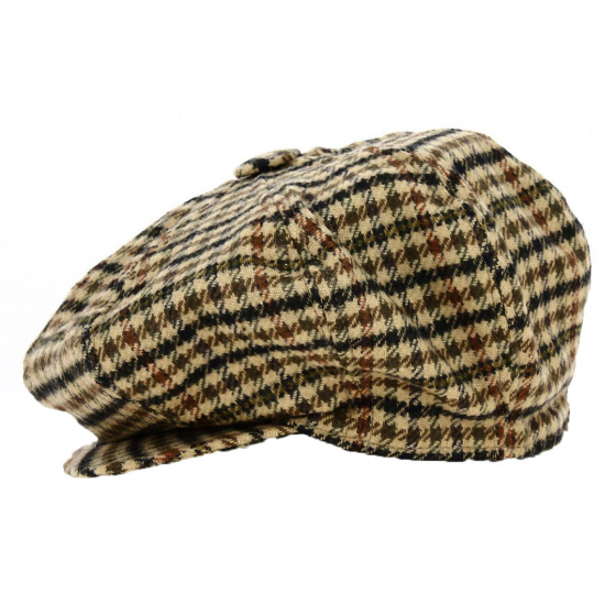 Plaid Wool Irish Cap - Traclet