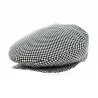 Casquette Plate Pied de Poule Enfant Grise- Traclet Reference : 18572 | Chapellerie Traclet