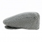 Gray Children's Houndstooth Flat Cap - Traclet