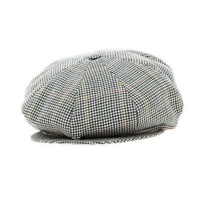 Casquette Irlandaise Pied de Poule Grise - Traclet Reference : 18576 | Chapellerie Traclet