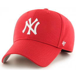 Yankees NY Red Snapback Cap - 47 Brand