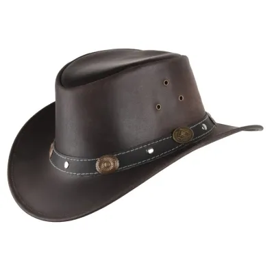 Chapeau Australien Reno Marron - SCIPPIS - Traclet