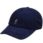 Navy Cotton Cord Strapback Cap - Kangol
