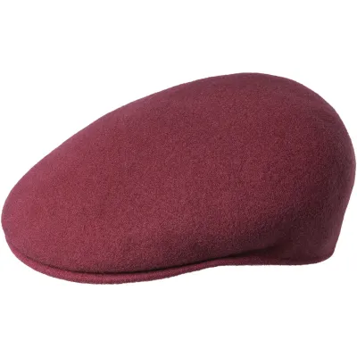 Kangol Wool 504 Cap Cranberry Reference : 18593 | Chapellerie Traclet