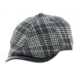Quincy Duck Bill Checkered Black Cap - Keyone