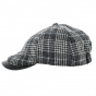 Quincy Duck Bill Checkered Black Cap - Keyone