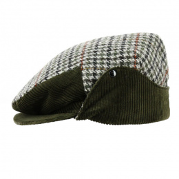 Houndstooth Earflap Cap - Traclet