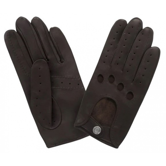 Brown Lamb Leather Driving Gloves - Glove story