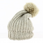 Alpaca & Wool Pompom Beanie - Traclet
