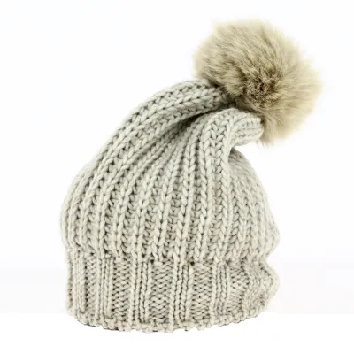 Alpaca & Wool Pompom Beanie - Traclet Reference: 18618 | Traclet Hat Shop