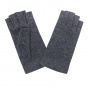 Women's Marina Wool & Nylon Fingerless Gloves - Traclet