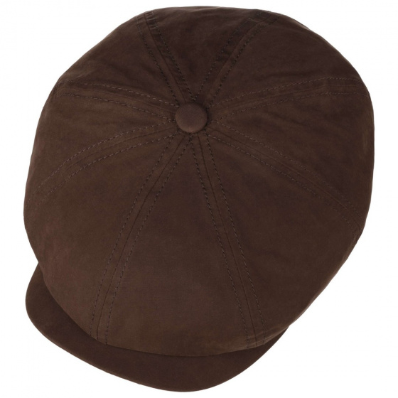 Brown Waterproof Hatteras Cap - Stetson