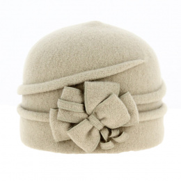 Toque Femme Akuna Laine Beige - Traclet