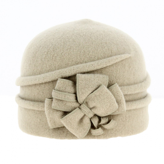 Toque Femme Akuna Laine Beige - Traclet Toque Femme Akuna Laine Beige - Traclet